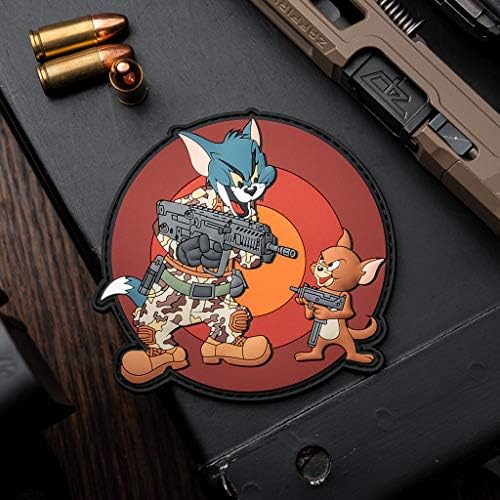 Taktikai Tom and Jerry PVC Gumi Morál Javítás, Horog Támogatta a Morál a Javítást a NEO Taktikai Felszerelés