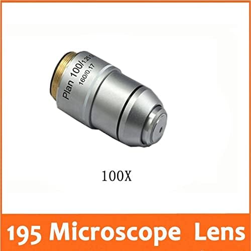 Mikroszkóp Kiegészítők 100X L=195 Terv remek akromatikus Biológiai Mikroszkóp Objektív Labor Fogyóeszközök