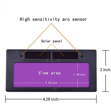 YCD 3-Pack Napenergia-Automatikusan Sötétedő hegesztés maszk Szűrő Objektív, automatikusan sötétedő vízszintes szűrő, hegesztés
