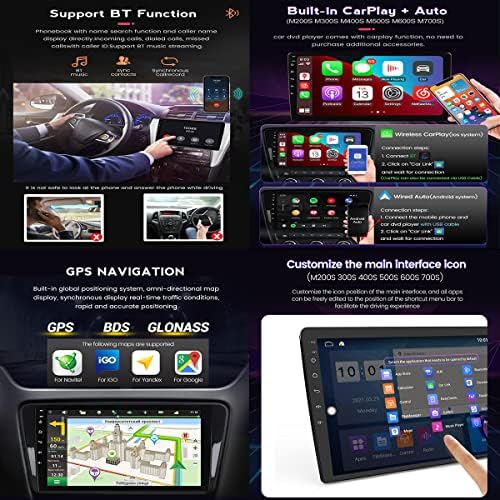 FBKPHSS Android 11.0 autórádió Toyota-Vitz -2020, 2 Din Érintőképernyő Bluetooth Autós Multimédia Lejátszó, GPS Navigációs Tükör Link