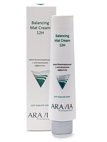 Kiegyensúlyozó krém mattifying hatása az arc, ARAVIA, 100 ml, 3.4 Fl Oz