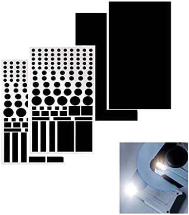Buerhomie 4db 50%~80%Fény Tompítása Matricák Olvasható LED Árnyékoló Árnyalatok