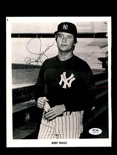 Bobby Murcer PSA DNS Aláírt 8x10 Fotó Autogramot Yankees