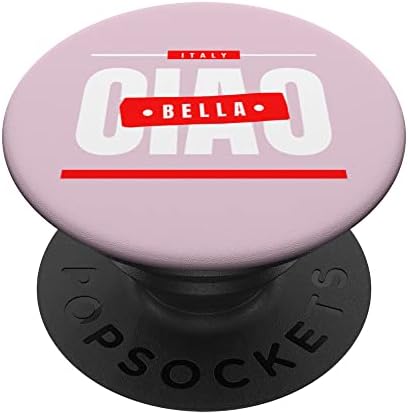 Ciao Bella Olasz Idézet Cool Design Retro PopSockets Cserélhető PopGrip