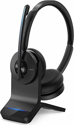 Anker PowerConf H500 a Töltés Állni, Bluetooth Dual-Ear Fülhallgató Mikrofon, Hang Felvétel, majd a Találkozó Átírás, AI-Fokozott Hívások,