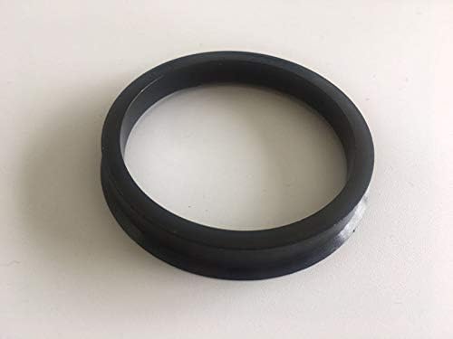 NB-AERO 4pc Fekete Polycarbon Hubrings 78.1 mm (Kerék), hogy 70.1 mm (Hub) | Hubcentric Középső Gyűrű 70.1 mm-78.1 MM