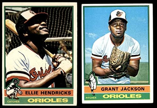 1976 Topps Baltimore Orioles Közelében Csapat készen áll Baltimore Orioles (Set) VG+ Orioles