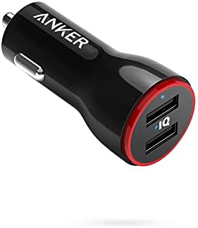 Anker Autós Töltő Adapter, 24W Dual USB Autós Töltő, PowerDrive 2 iPhone 14 13 12 11 Pro Max Mini X XR XS 8 Plusz, iPad Pro/Air 2/Mini, vegye