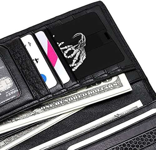 Csont Csontváz, Kézi, USB Memory Stick Üzleti Flash-Meghajtók Kártya, Hitelkártya, bankkártya Alakú