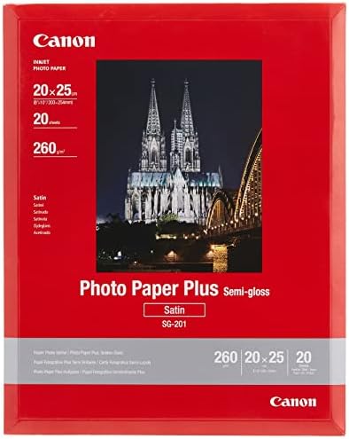 Canon SG201 Félig Fényes fotópapír (20 Lap)