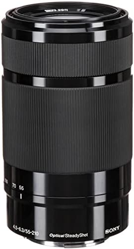 Sony E 55-210mm f/4.5-6.3 OSS Objektív Sony E, Fekete, Csomag 49mm Szűrő Készlet, Lencse Esetben, Lencse Tisztító, Takarító