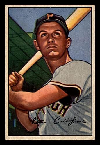 1952 Bowman 47 Pete Castiglione Pittsburgh Pirates (Baseball Kártya) EX Kalózok