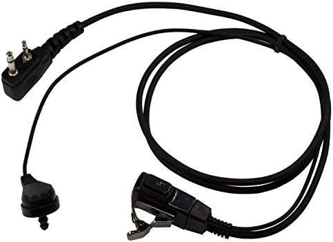 HQRP 2 Pin Akusztikus Cső Hangszóró, Fülhallgató Mikrofon Kompatibilis ICOM IC-W32E, IC-X21AT, IC-X21ET, IC-X2A + HQRP Nap Méter