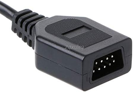 OOTDTY 9-Pin Hosszabbító kábel Kábel 1,8 m a Sega Genesis 2 Vezérlő Játék Markolat Oct30