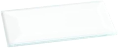 Plymor Téglalap 3mm Tiszta Ferde Üveg, 1 inch x 2 hüvelyk (Csomag 24)