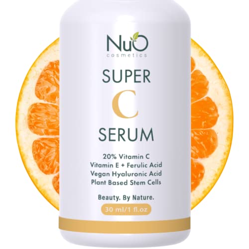 nuorganic Super 20% C-Vitamin Szérum hialuronsav & Növényi Őssejtek - Brightening, Anti-Aging a Sötét Foltok pedig Finom Vonalak