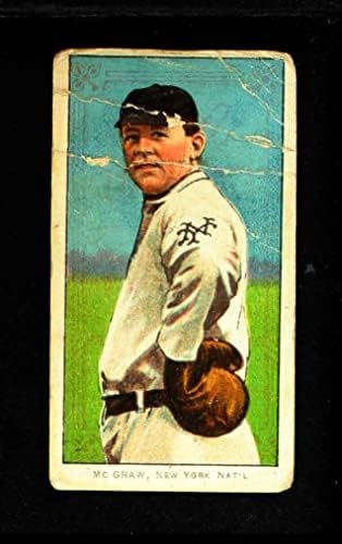 1909 T206 GLV John McGraw New York Giants (Baseball Kártya) (Van Kesztyű a Csípő) SZEGÉNY Óriások