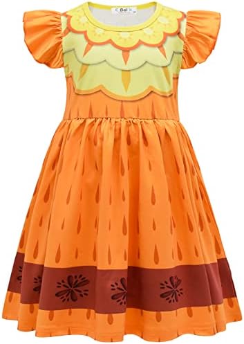 Choadam Mirabel Ruha Lányoknak játék Princess Dress Isabella Ruha 2t 4t 6t