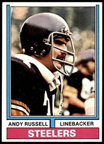 1974 Topps 410 Andy Russell Pittsburgh Steelers (Foci Kártya) NM Steelers