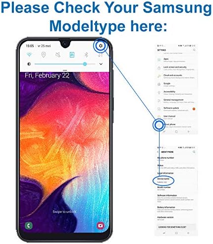 MMOBIEL Dual SIM Kártyahely Tálca Jogosultja Csere Kompatibilis a Samsung Galaxy A50 2019 - Áfával. SIM Pin - Fekete