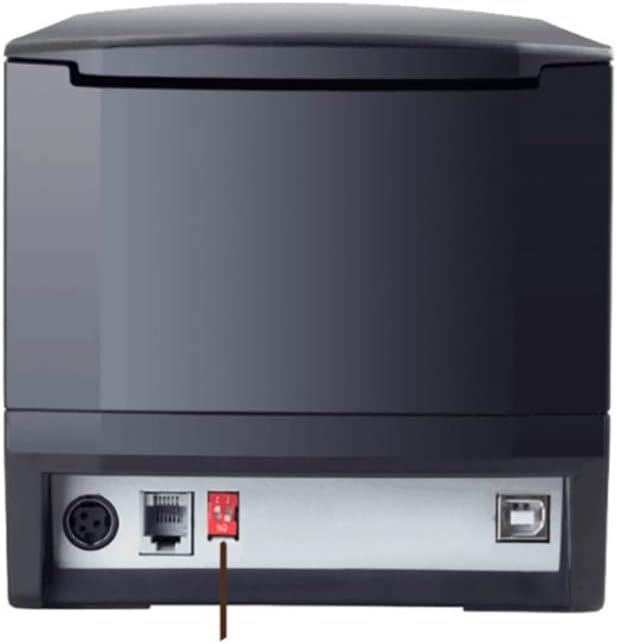 XWWDP Thermal címkenyomtató Vonalkódos Matrica Nyomtató Bluetooth Nyomtató (Szín : Fekete, Méret : 130 * 189 * 135mm)