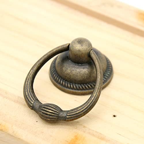 LXZ 6 Db Vintage Antik Bronz Csepp Gyűrűt Húz -Fiókban Gyűrű Kezeli – Gyűrűt, Húzd az Egyszeri Szerelési Lyuk - Nagy Méretű, Gyűrű