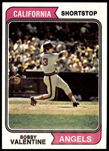 1974 Topps 101 Bobby Valentine Los Angeles Angels (Baseball Kártya) EX Angyalok