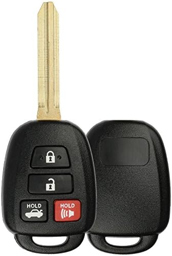 KeylessOption Kulcsnélküli Bejegyzés Távoli Vágatlan Kocsi Üres Kulcs Penge Esetben Fob Shell Toyota Camry Sarj HYQ12BDM