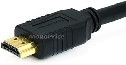 Monoprice High Speed HDMI Kábel 5 Méter - Fekete | 18Gbps, 4K @ 60Hz, 28AWG, HDR, YUV 4:4:4, ARC, Kompatibilis UHD TV-t, Blu-ray, PC, Projektor