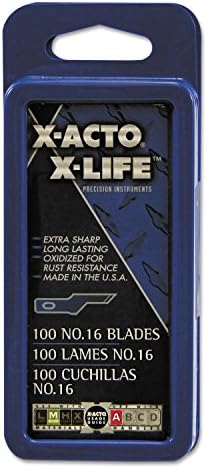 X-ACTO 16 Ömlesztett Csomagolás Pengék X-Acto Kés, 100 Db/Doboz