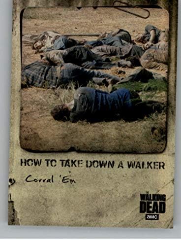 2018 Topps Walking Dead Vadász a Vadászható, Hogyan Vegye Le a Walker HT-1 Karám Őket Trading Card