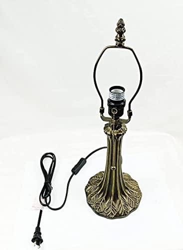 Tiffany Lámpa Tartó, Lámpa Bázis, Antik Réz, Alumínium, 1-Cipzár Lámpa Aljzat,Kapcsoló Gomb Drót, NA0013