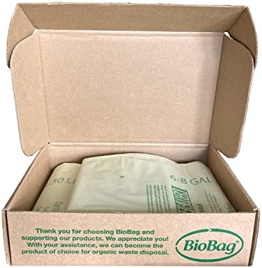 BioBag (USA), Az Eredeti Compostable Táska, 2.6 Liter, 100 Összesen - Ban Hiteles Compostable Konyha Élelmiszer-Hulladék Zsák,