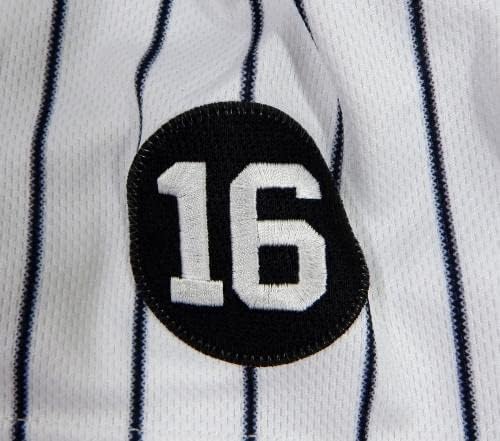 2021 New York Yankees Luis Cessa 85 Játék Kiadott Fehér Jersey 16 Patch 46 85 - Játék Használt MLB Mezek