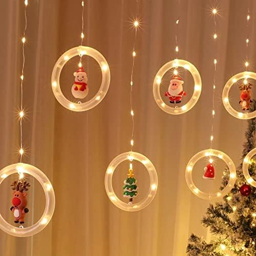 dserdedd Karácsonyi Dekoráció LED String Fény USB Szoba Függöny Mennyezeti Új Évben a Mikulás Parti Szabadtéri Haza Ünnepi Dekoráció Ajándék