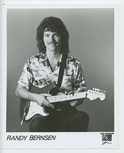 Randy Bernsen Fotó Eredeti Vintage 1986 MCA Records Reklám Promóció
