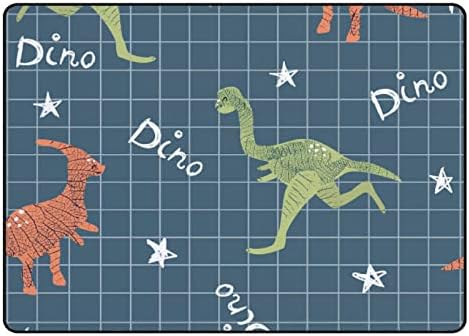 Tele Beltéri Szőnyeg Játszani Mat Zökkenőmentes Dinoszauruszok Nappali Hálószoba Oktatási Gyerekszoba Szőnyeg Szőnyeg 60x39inch