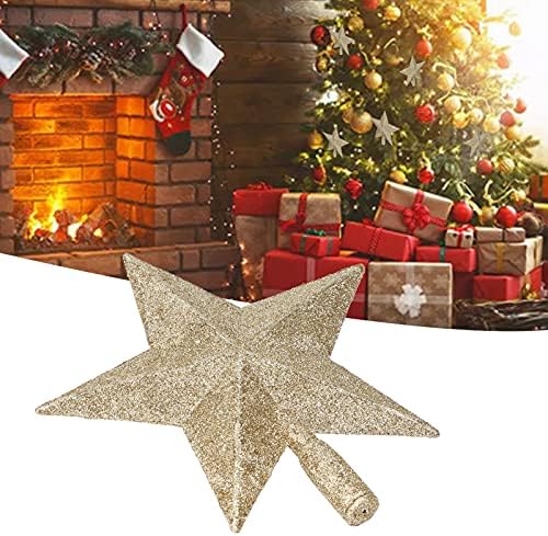 SALUTUY karácsonyfa Tetején Csillag, Fényes Arany Csillagok, Dekoráció, Ünnepi Dekoráció, Mini karácsonyfa Topper a Karácsonyi