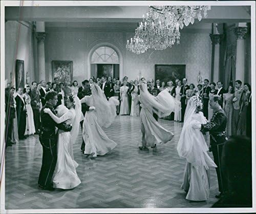 Vintage fotó a Férfiak, mind a nők tánc, egy jelenet a film L246;jtnantshj228;rtan (Vérző Szívek), 1942.