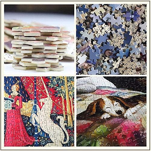 LHJOY a Háziállatok 500 darabos Puzzle, Virág, Kutya
