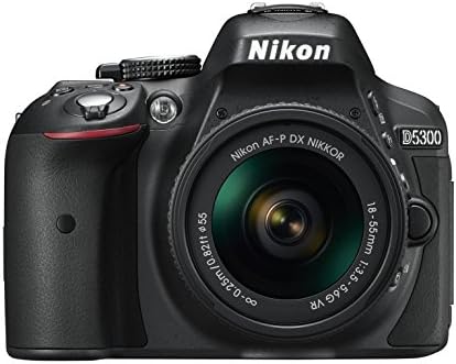 Nikon d5300 segítségével Digitális TÜKÖRREFLEXES Fényképezőgép - Fekete (24.2 MP-es, AF-P 18-55mm VR Objektívvel Kit) 3 Hüvelykes