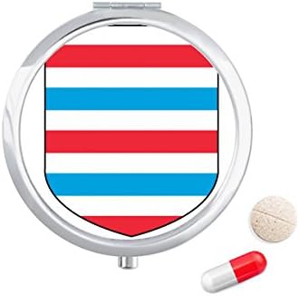 Luxemburgi Európa Nemzeti Jelkép Tabletta Esetben Zsebében Gyógyszer Tároló Doboz, Tartály Adagoló