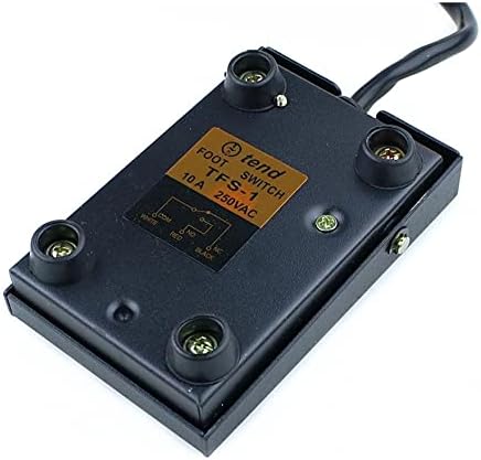 CRFYJ 1DB TFS-1 10A 250V lábkapcsoló Power Kapcsoló Pedál Kapcsoló egyéni Reset Kábel like10A250V/AC 2Meter