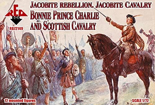 Piros Doboz 72149 1/72 Jakobita Rebell. A lovasság. Bonnie Prince Charlie Skót. Lovasság