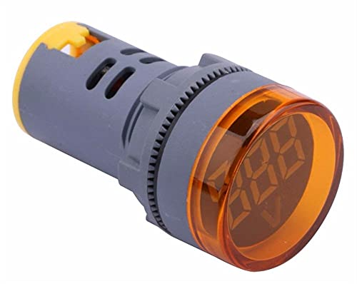 ZLAST LED Kijelző Digitális Mini Voltmérő AC 80-500V Feszültség Mérő Mérő Teszter Voltos Monitor világítás (Színe : Fehér)