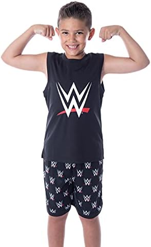 INTIMO WWE Fiúk World Wrestling Entertainment Logo Tank Rövid Pizsama Szett