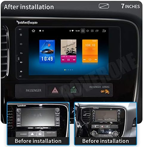 RoverOne 7 Hüvelykes Android Rendszer, Autó Hifi Rendszer Mitsubishi Outlander Lancer X ASX 2014 2015 GPS Navigációs Rádió Bluetooth