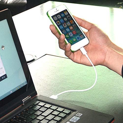 Rövid MicroUSB Kábel Kompatibilis A Samsung Galaxy S5 Nemzetközi Nagy Sebességű Töltés. (1Black,20cm,8in)