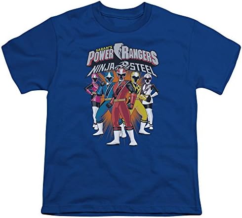 Ifjúsági: Power Rangers: Ninja Acél - Csapat Felállás Gyerekek T-Shirt Méret YM