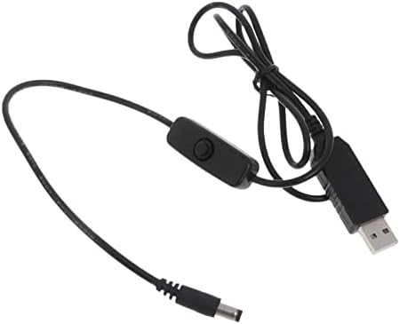 Diarypiece USB hálózati Növeli a 2-es Vonalon.1x5.5mm Csatlakozó Kábel Átalakító, DC5V, Hogy DC12V Feszültség Lépés Modul Adapter